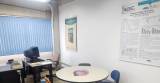 Visão geral do ambiente interno do laboratório