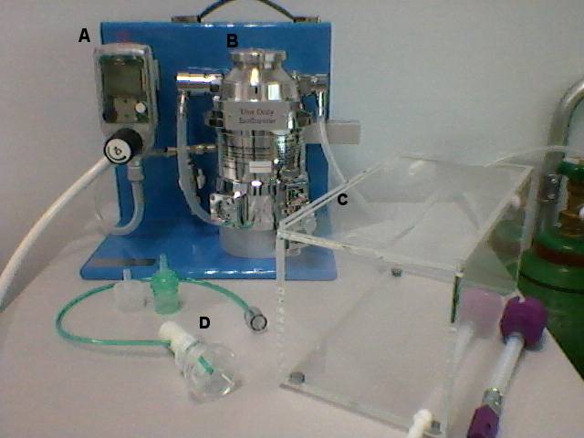 Aparelho de anestesia inalatoria