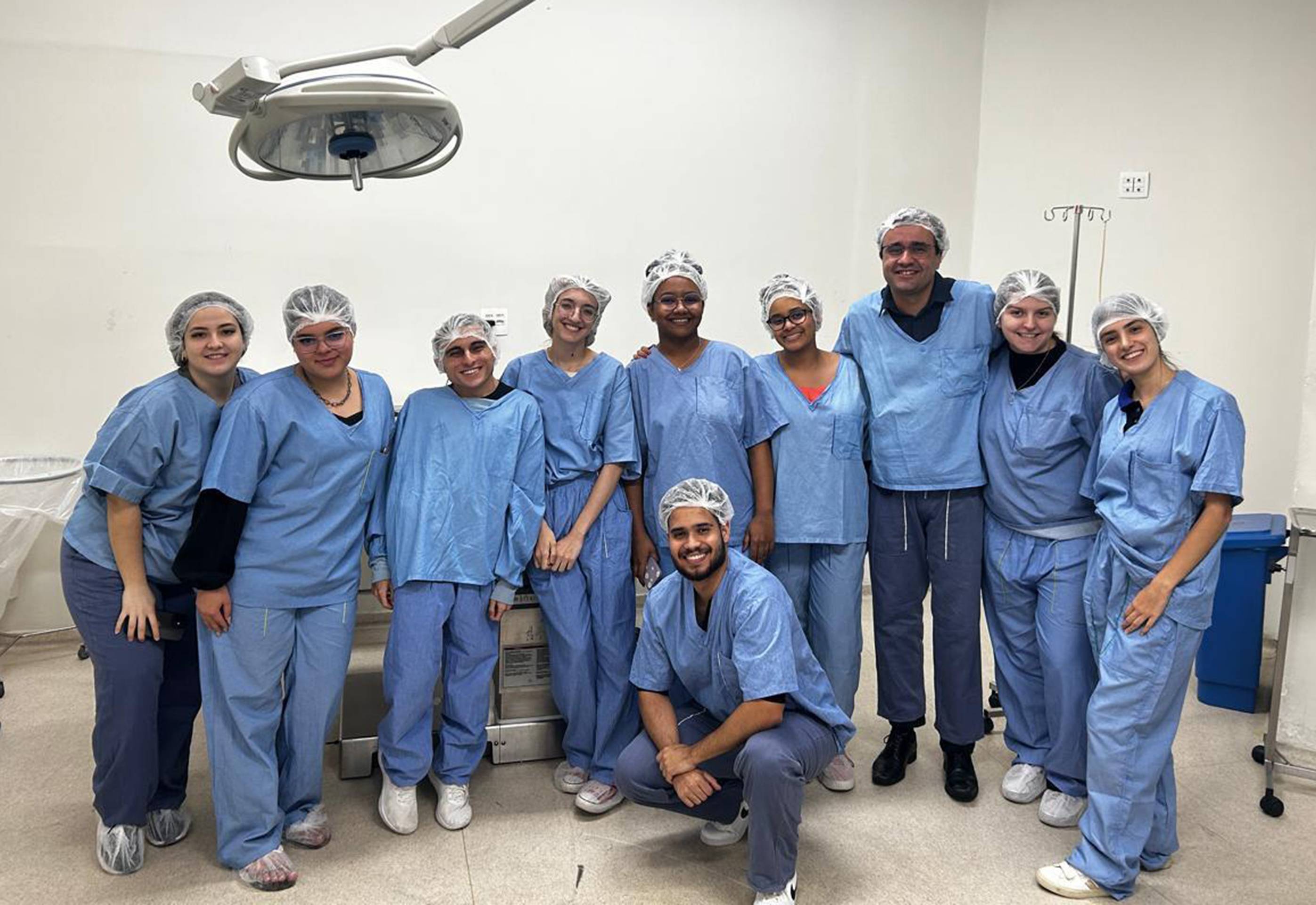 Visita técnica ao hospital de grande porte em São José dos Campos - Uma de muitas visitas técnicas importantes para vivência e formação dos alunos