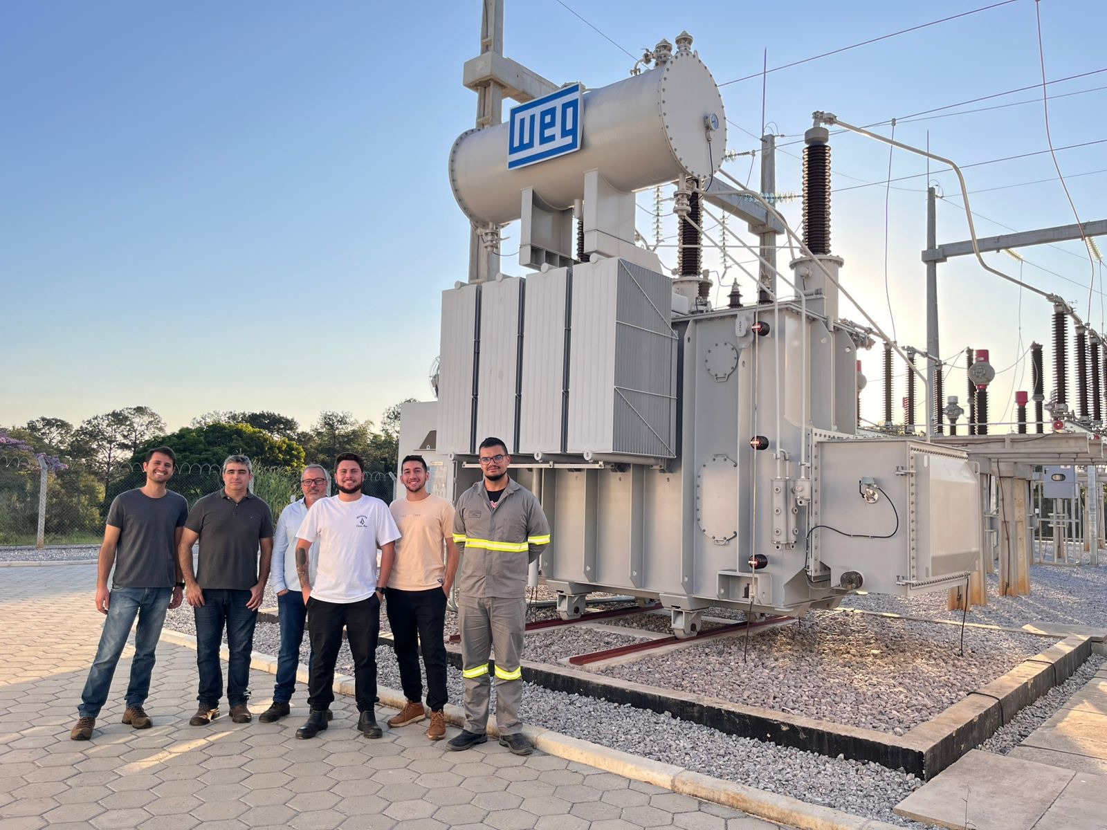 Visita técnica - Subestação de energia elétrica