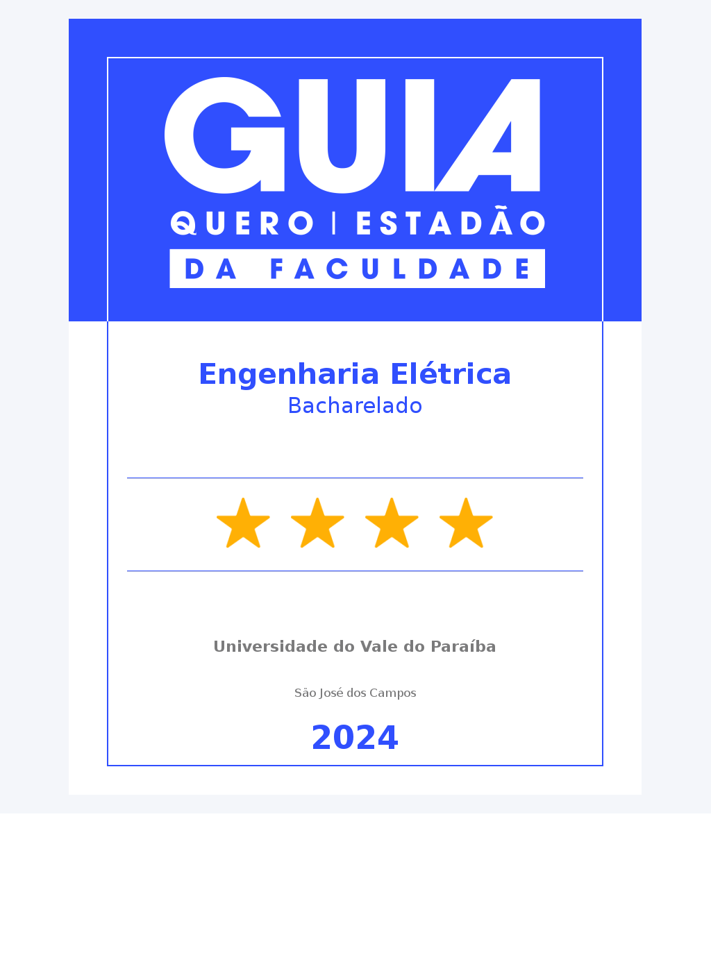 Guia Quero Estadão Engenharia Elétrica