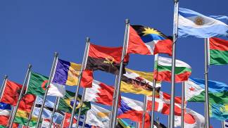 Multiple_national_flags,_30_June_2011